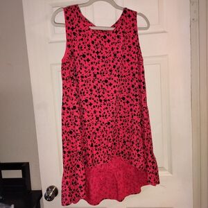 Pink and Black Kids Dress